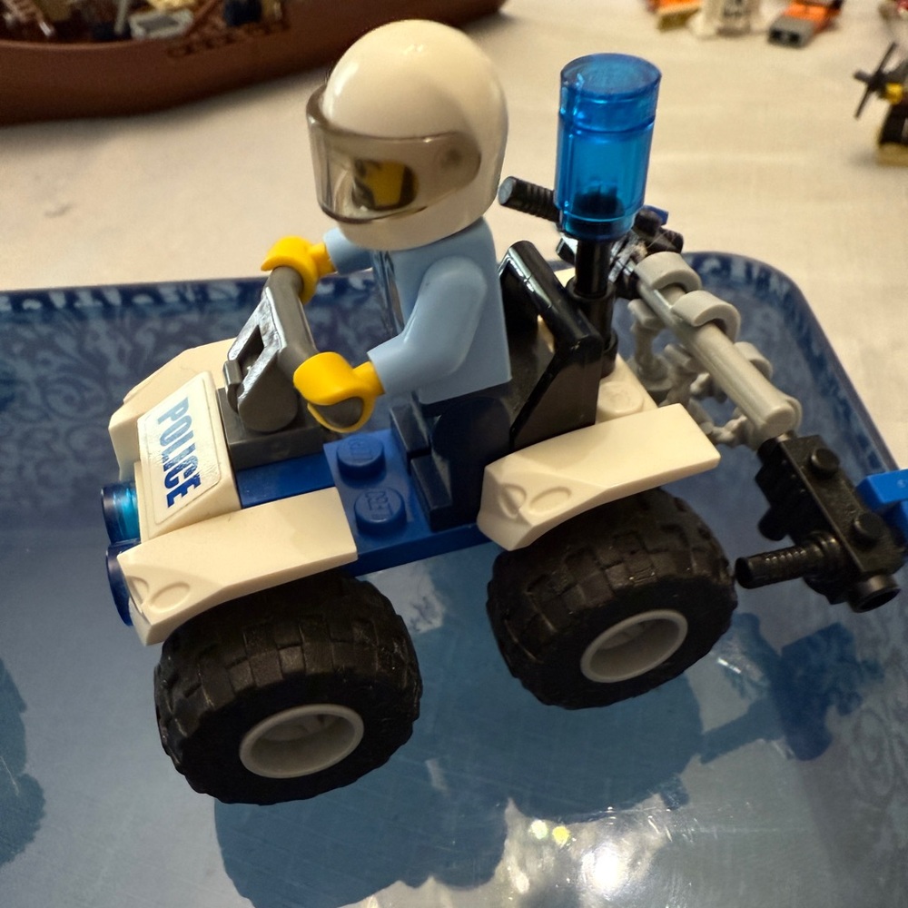 Lego Police ATV Building Set
